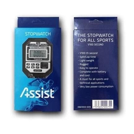 Assist Stoppeklokke Digital, Sort