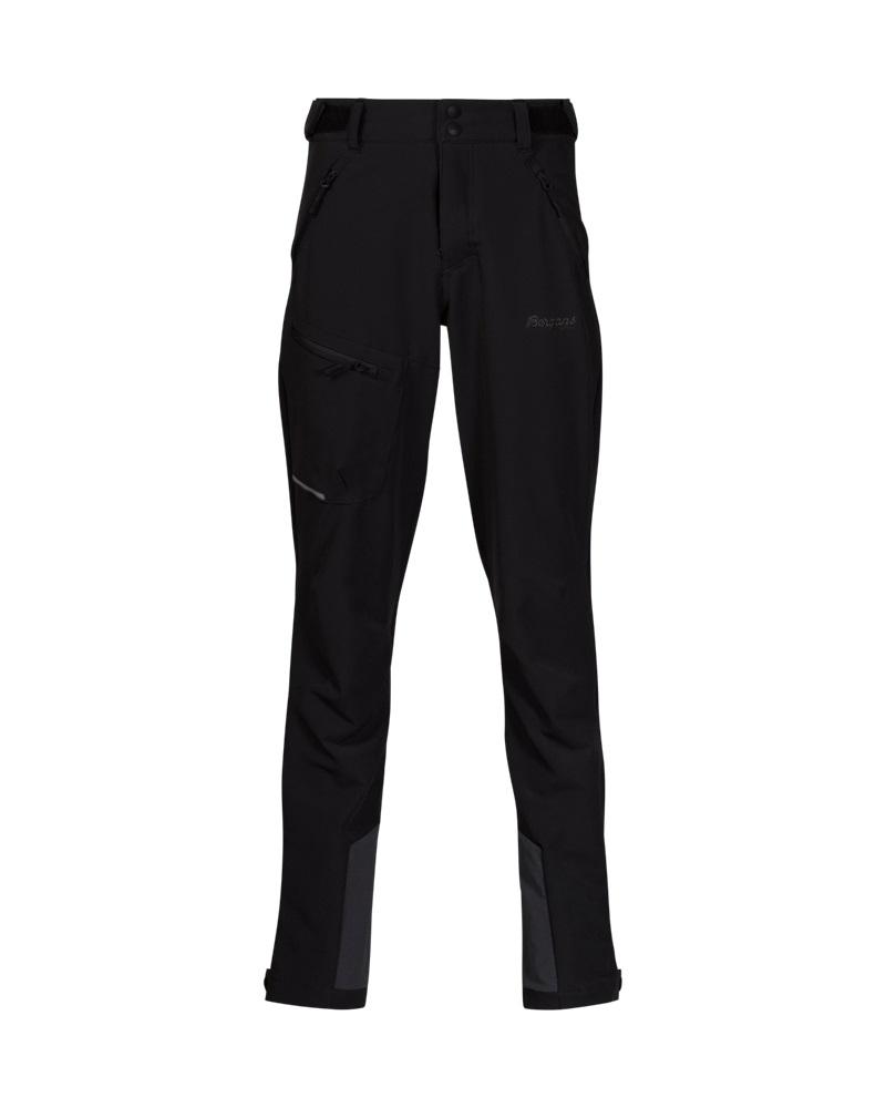 Bergans Sjoa LT Softshell Youth PNT til barn, Sort