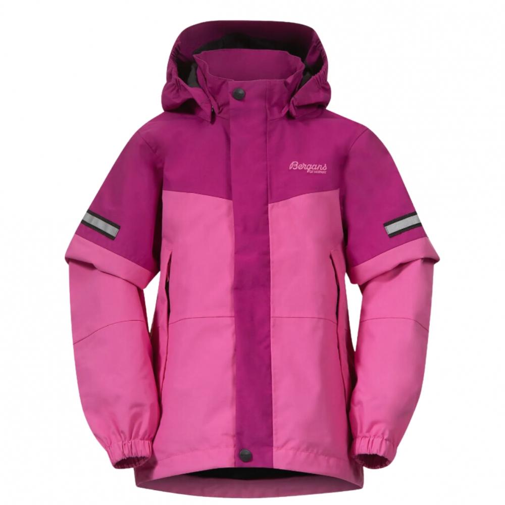 Bergans Lilletind Kids Jacket, Ibis Rose/Fandango Purple