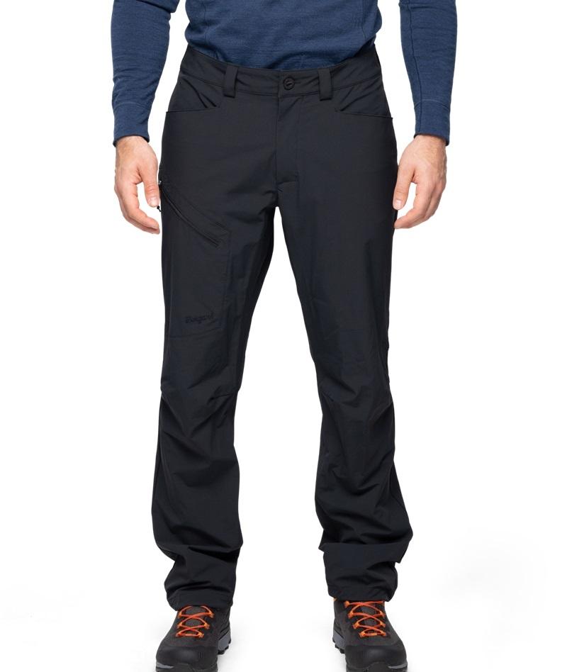 Bergans Vaagaa Light Softshell Pants Til Herre, Sort