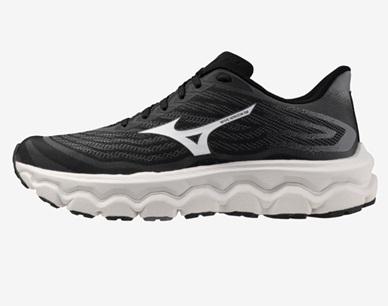 MIZUNO Wave Horizon 8 til Herre, Black/White/Nimbus Cloud