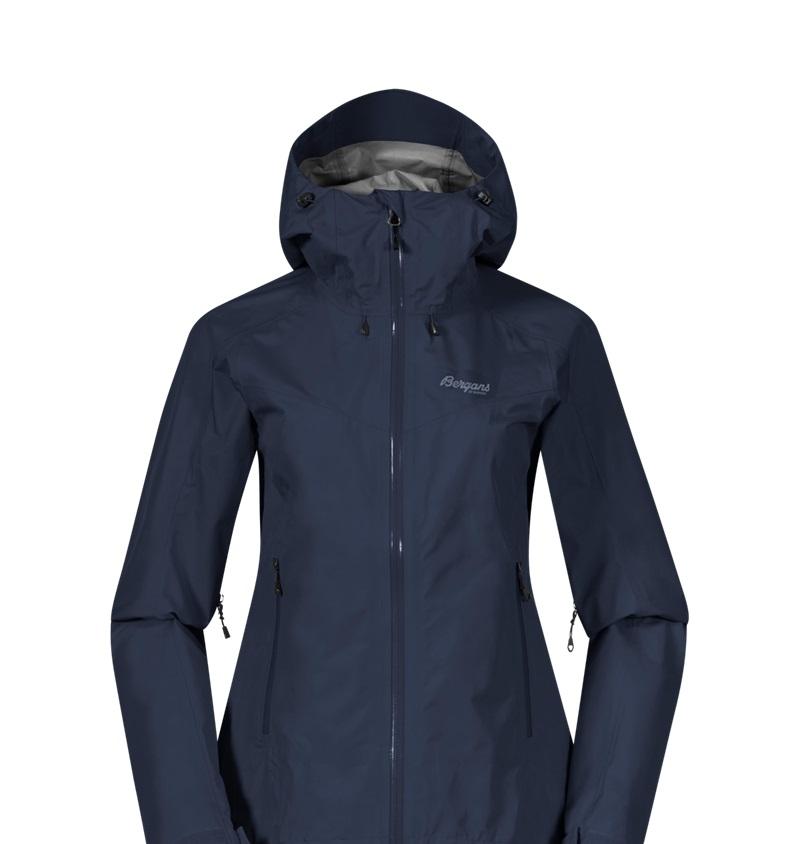 Bergans Skar Light 3L Shell Jacket Til Dame, Navy Blue