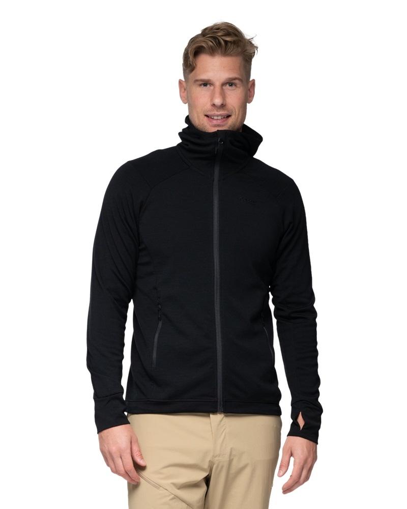 Bergans Ulstein Wool Hood Jacket Til Herre, Sort 