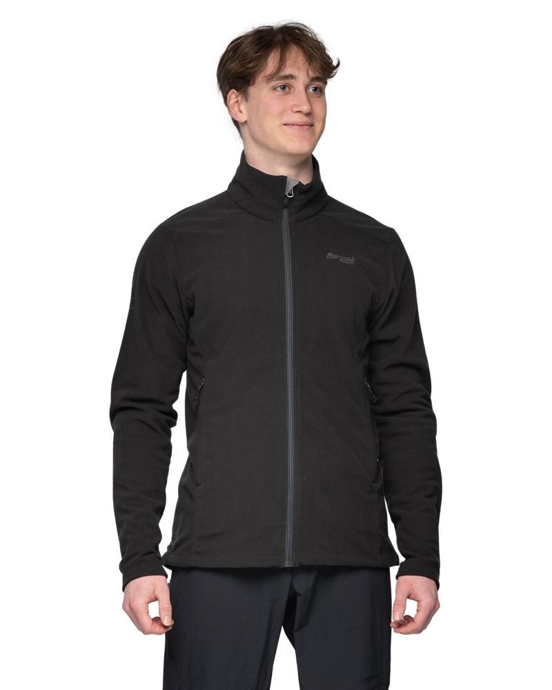 Bergans Finnsnes Fleece Jacket Til Herre, Sort