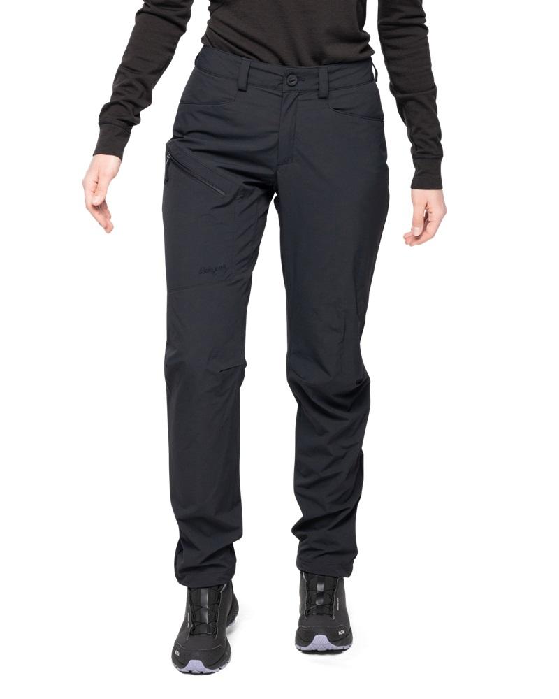 Bergans Vaagaa Light Softshell Pants Til Dame, Sort