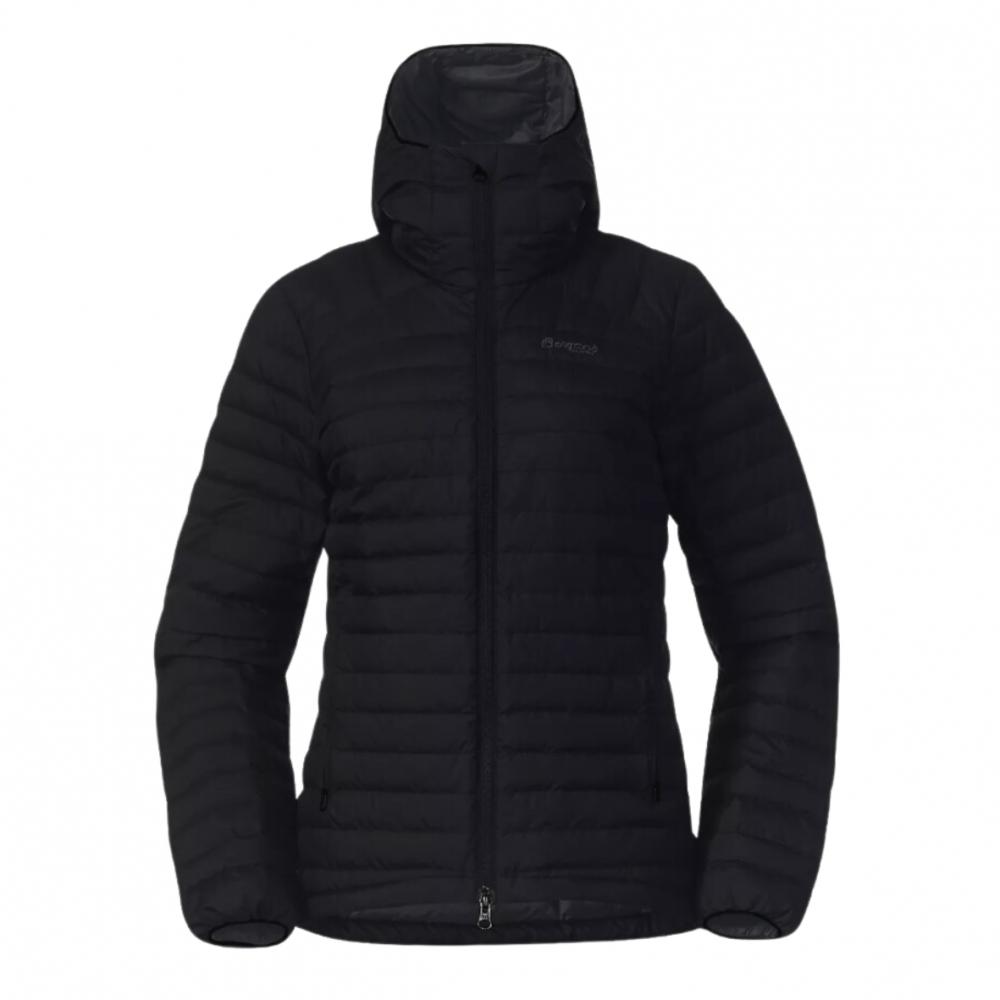 Bergans Lava Light Down Jacket w/Hood til dame, Sort