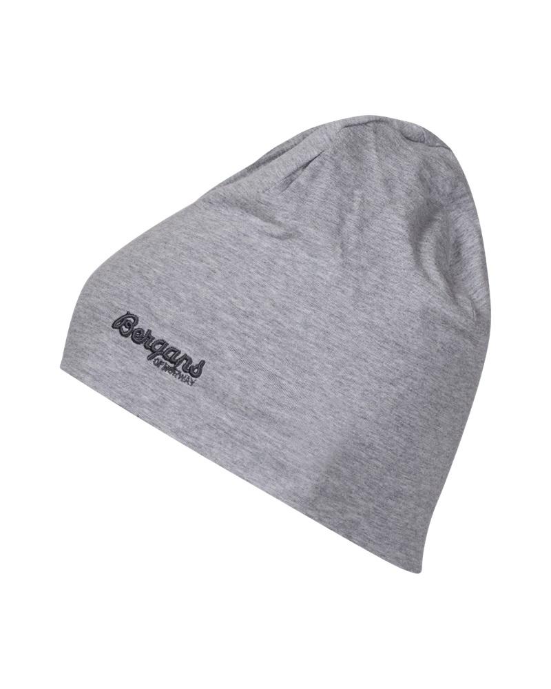 Bergans Youth Cotten Beanie, Grey Melange
