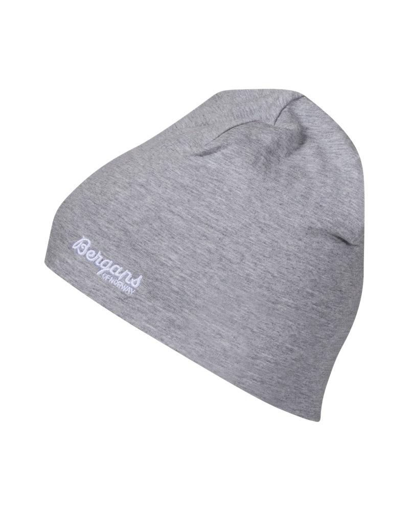 Bergans Kids Cotton Beanie, Grey Melange