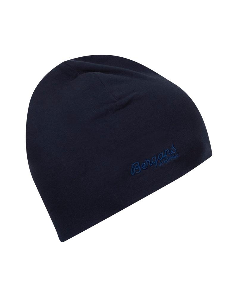 Bergans Kids Cotton Beanie, Navy Blue