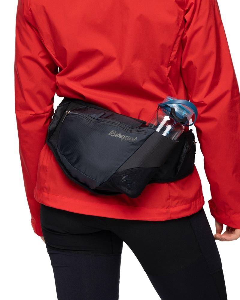 Bergans Driv Hippack 3, Black/Dark Shadow Grey