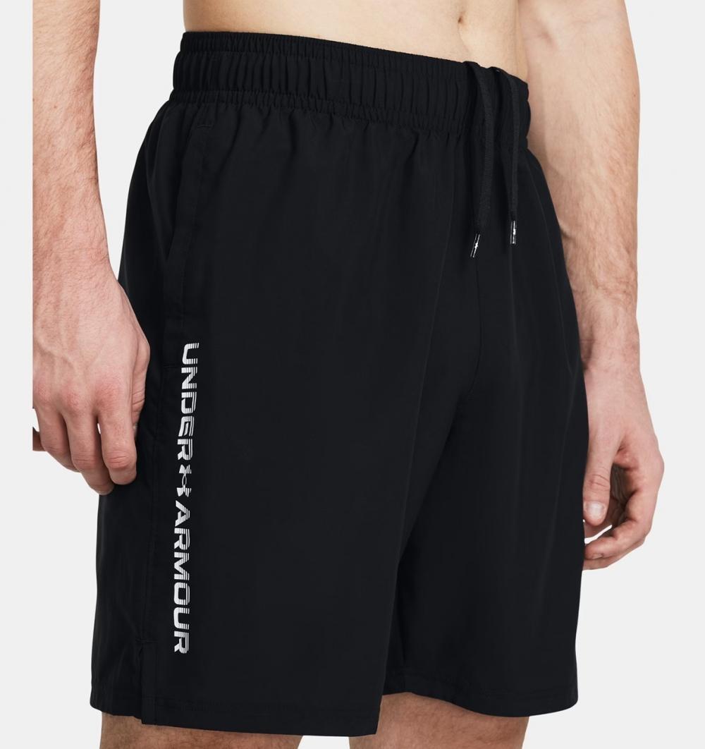 UNDER ARMOUR Tech Woven Wordmark Shorts, sort
