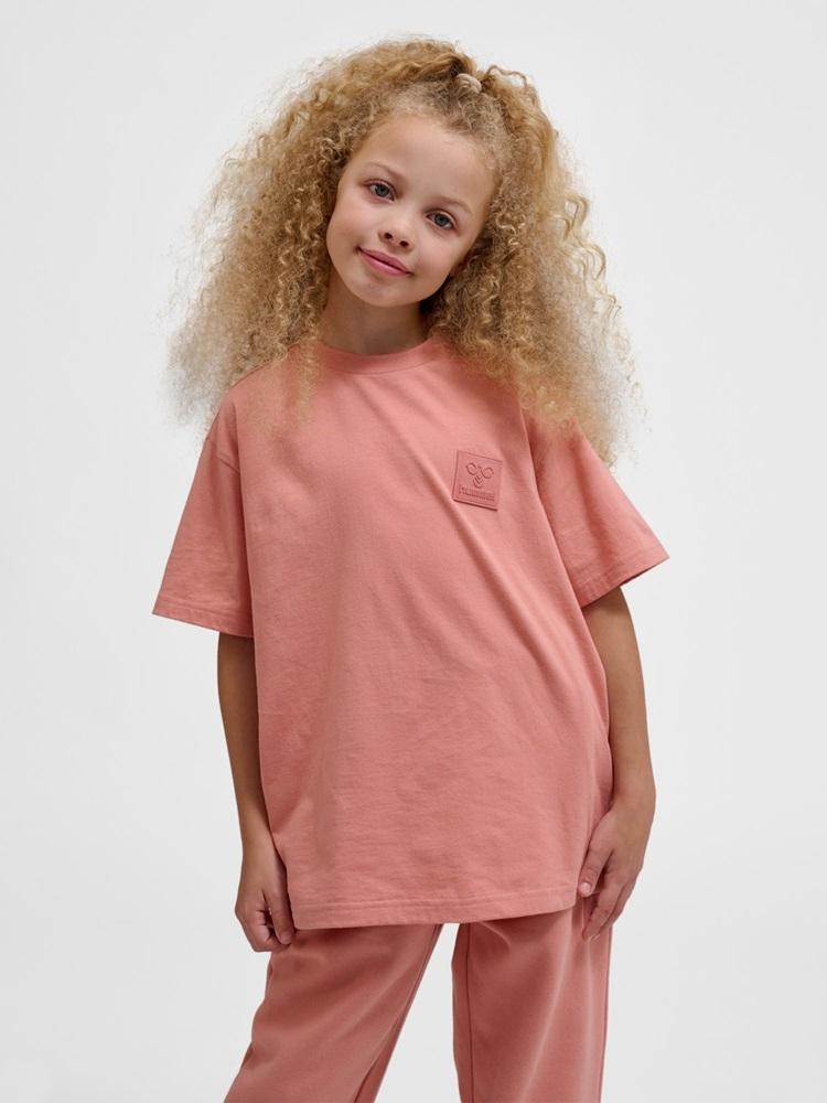 Hummel HMLclean T-shirt S/S til junior, Rose Dawn