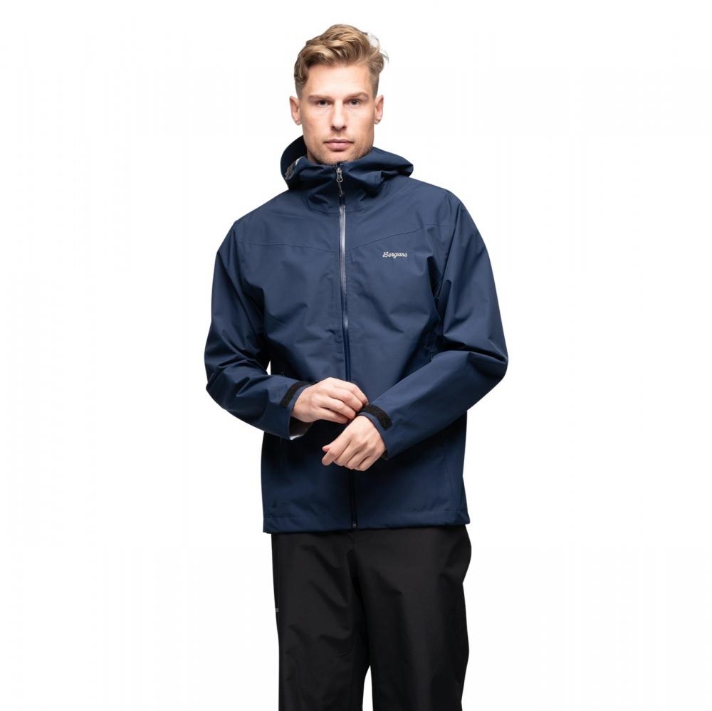 Bergans Essentials 2.5L Shell Jacket Til Herre, Navy Blue