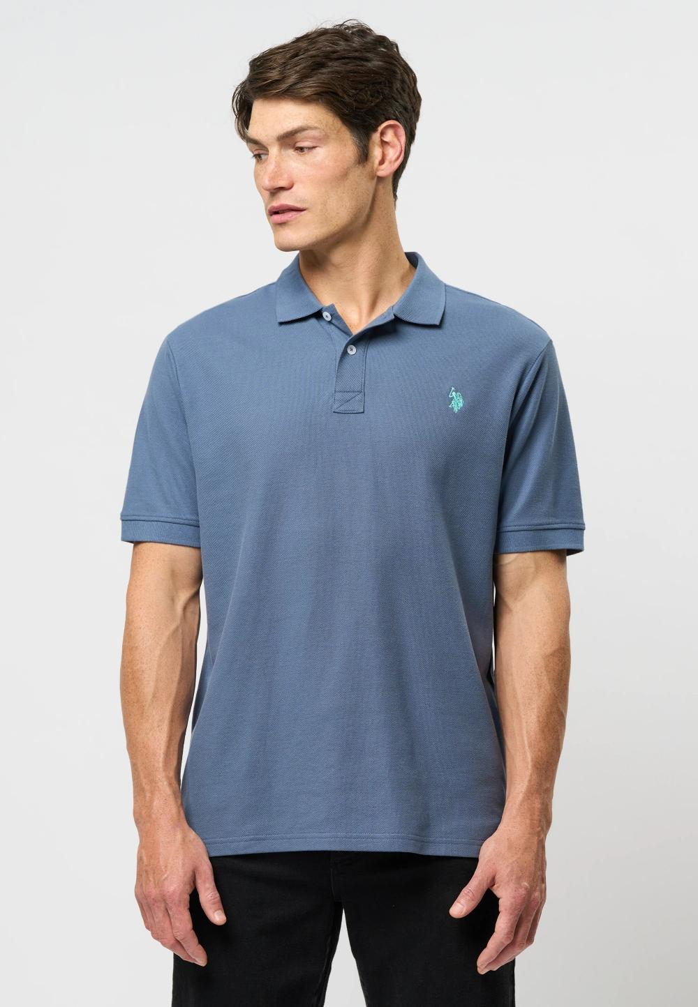 U.S. Polo Alfred Polo Piquetskjorte Herre, China Blue