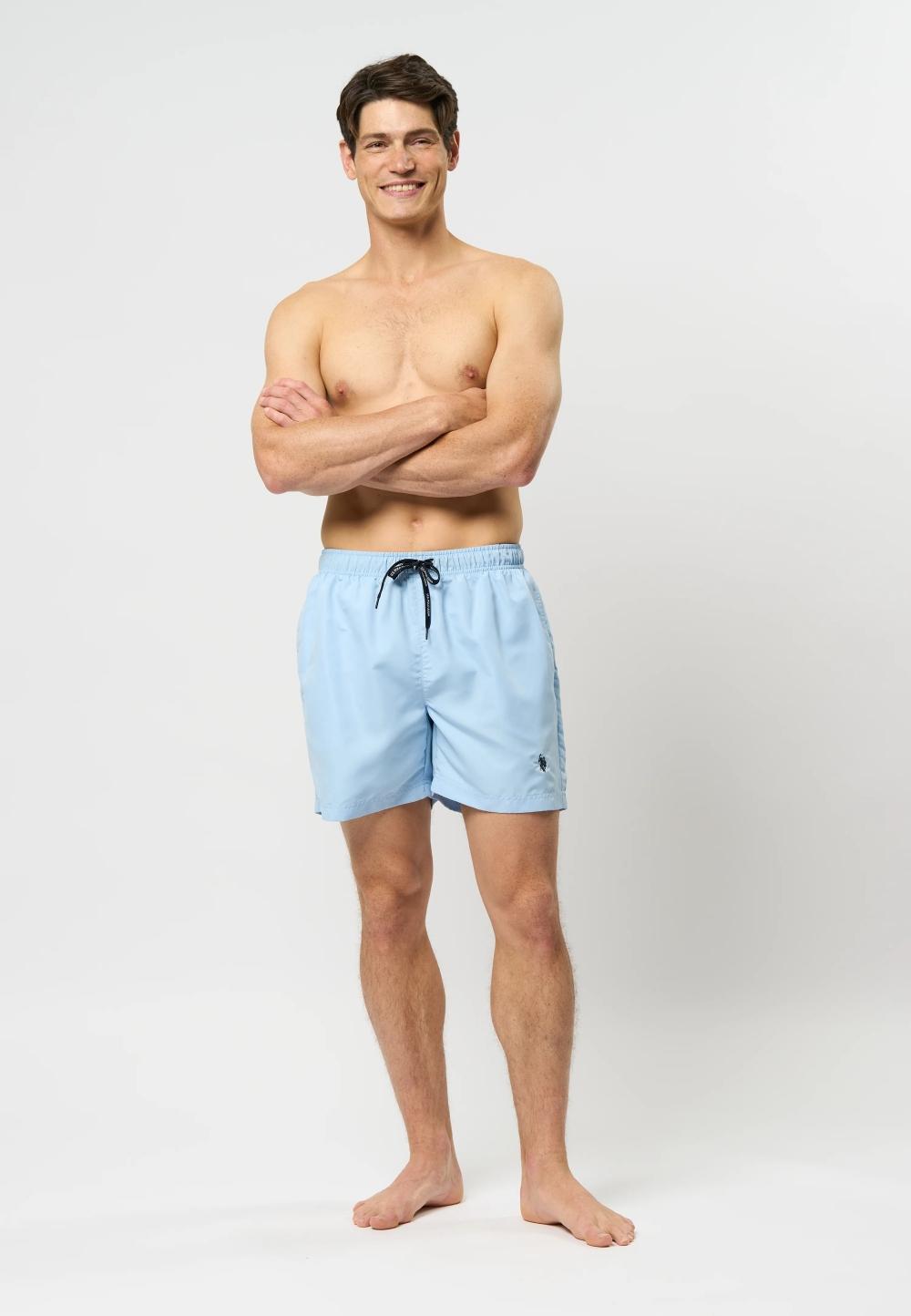 U.S. Polo Swimshorts Aza Til Herre, Placid Blue