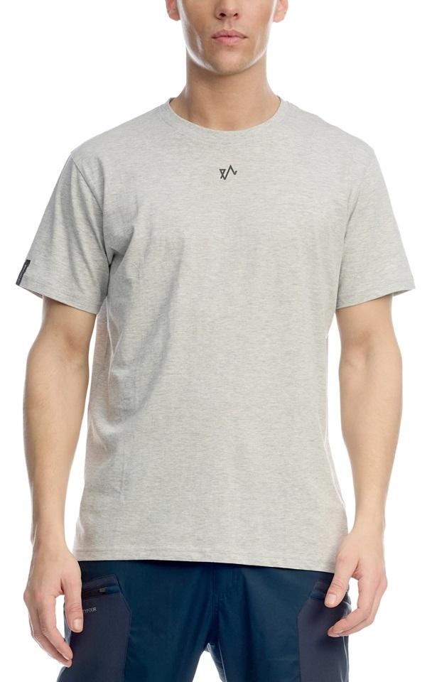 Twentyfour & T-skjorte Til unisex, Lys grå