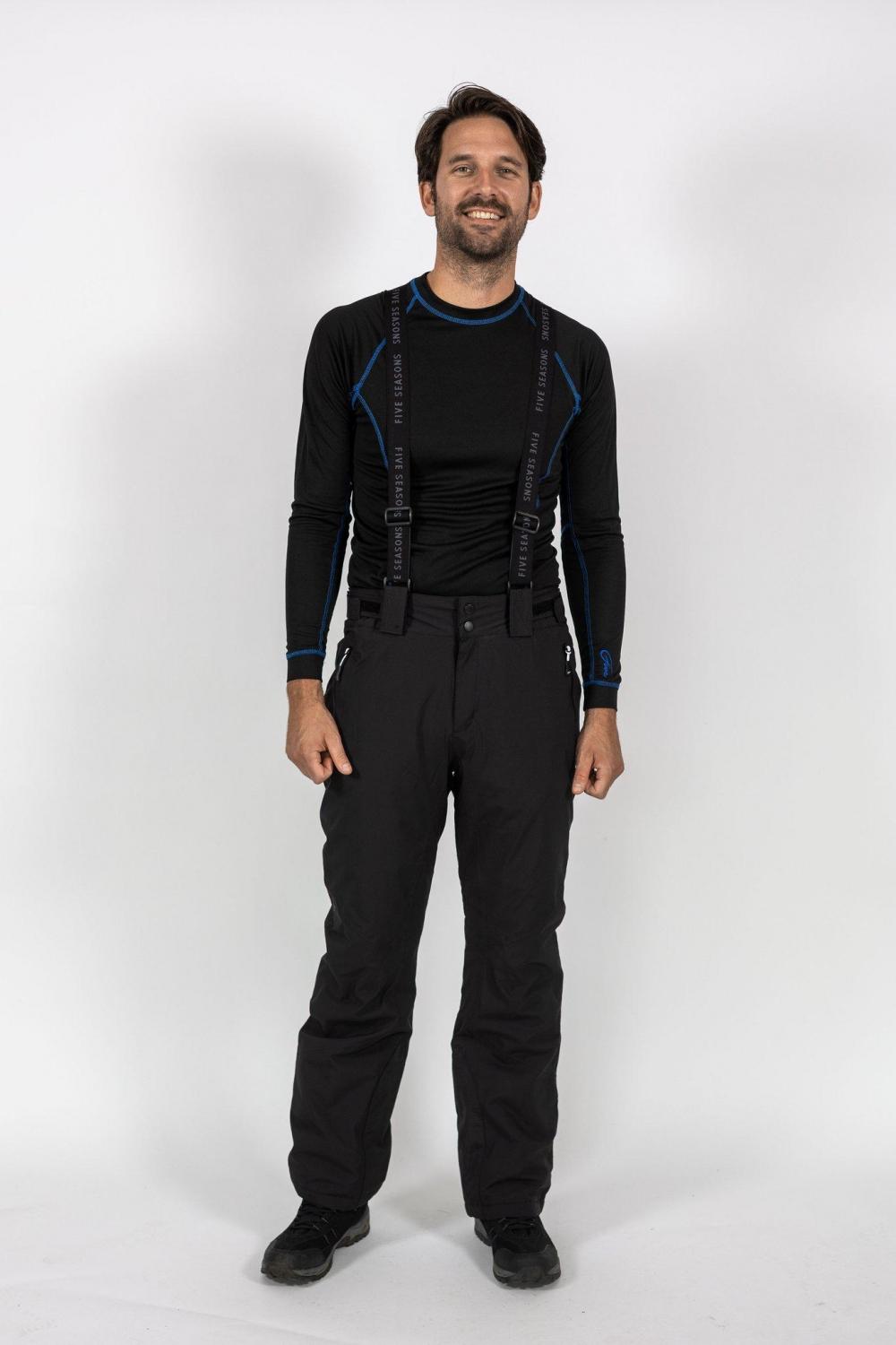 Five Seasons PALEY Pant vattert bukse Herre, sort