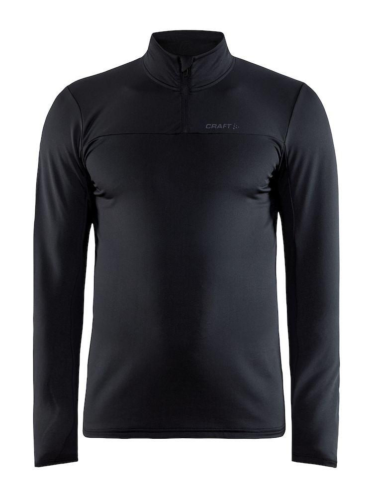 Craft CORE Gain Midlayer Halfzip Langarmet Treningstrøye / Mellomlag Herre, Sort