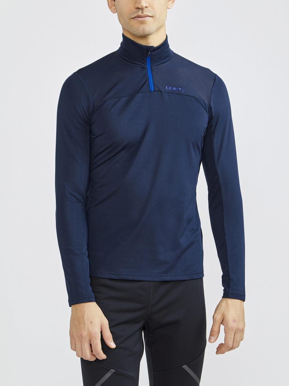 Craft CORE Gain Midlayer Halfzip Langarmet Treningstrøye / Mellomlag Herre, Blaze