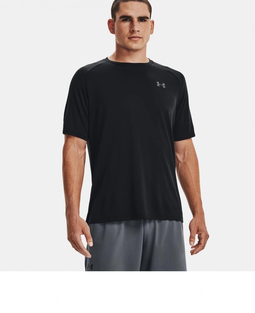 Under Armor Tech 2.0 SS Tee T-skjorte for trening Herre, Sort