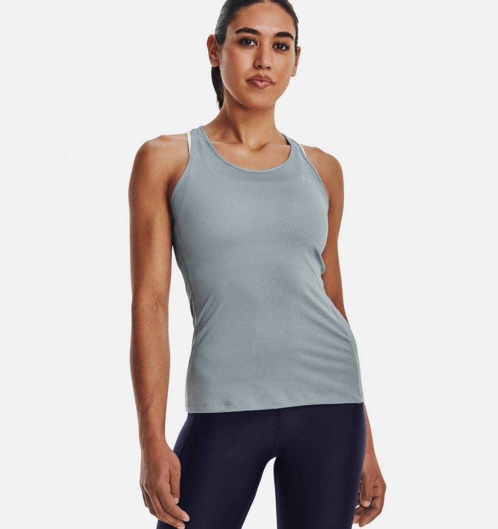 Under Armour HeatGear® Armour Racer Tank Singlet til trening Dame, Harbor Blue