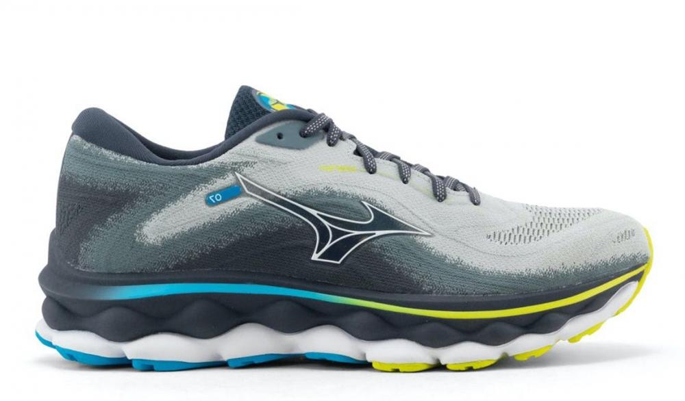Mizuno Wave Sky 7 Løpesko Herre, Grå/Hvit