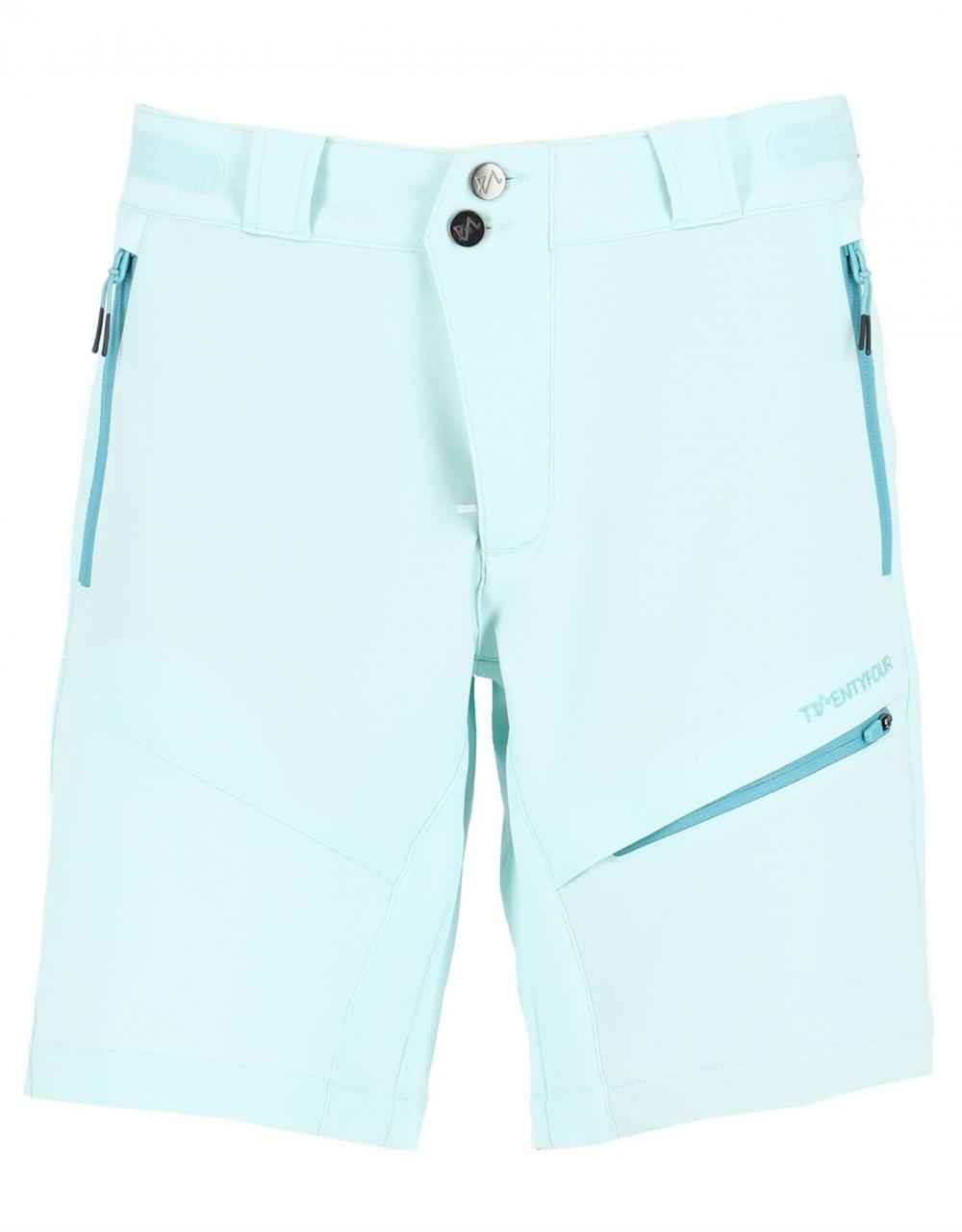 Twentyfour Flåm Ls Shorts Dame, Isblå 