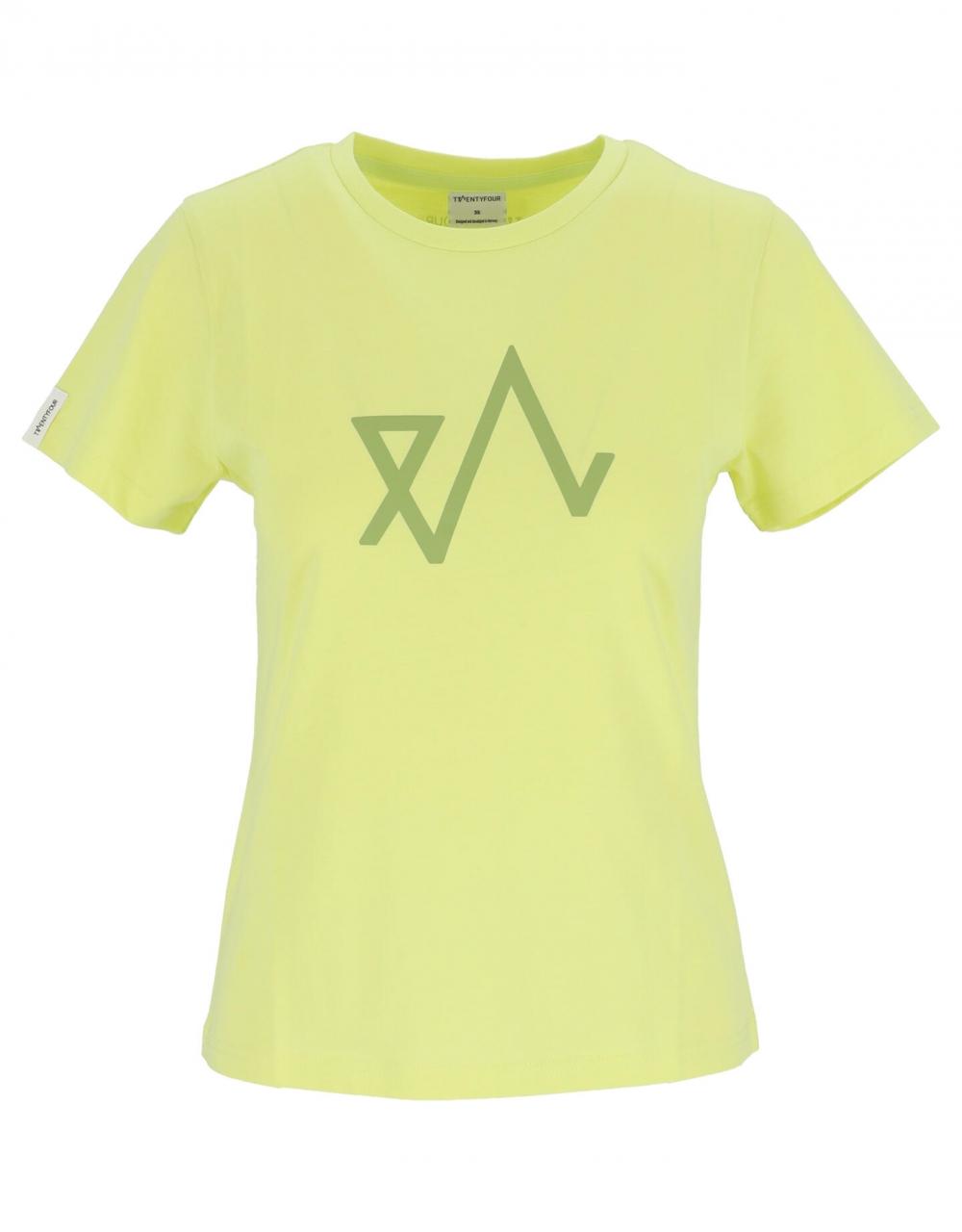 Twentyfour Logo T-skjorte D, lime